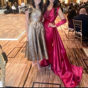 Breathtaking red gown